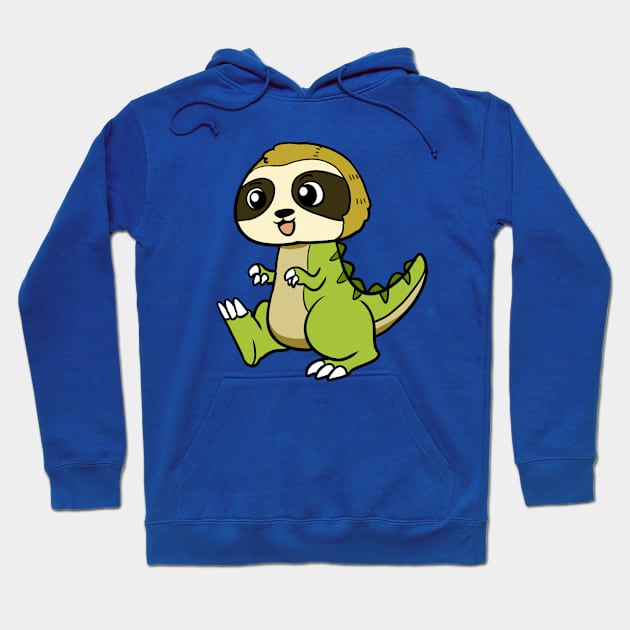 Dino Sloth Hoodie by WildSloths